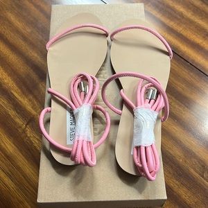 Pink Steve Madden sandals